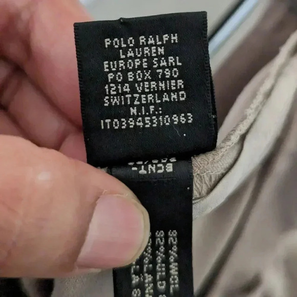 Ralph Lauren Black Label Women's Size 6 Wool Blend Dress Pants Taupe St Wide Leg - Picture 8 of 12